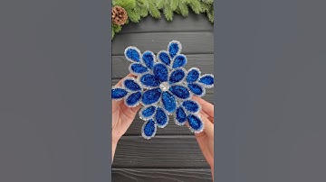 Wow! Easy Christmas Snowflake ❄️ Christmas Decorations ❄️ Christmas Crafts