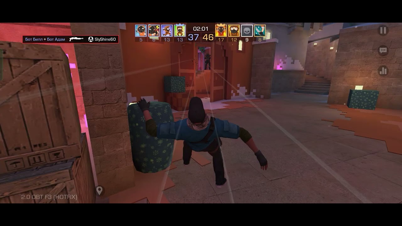 Стенд чилов 2.0 командный бой (игра с ботами)