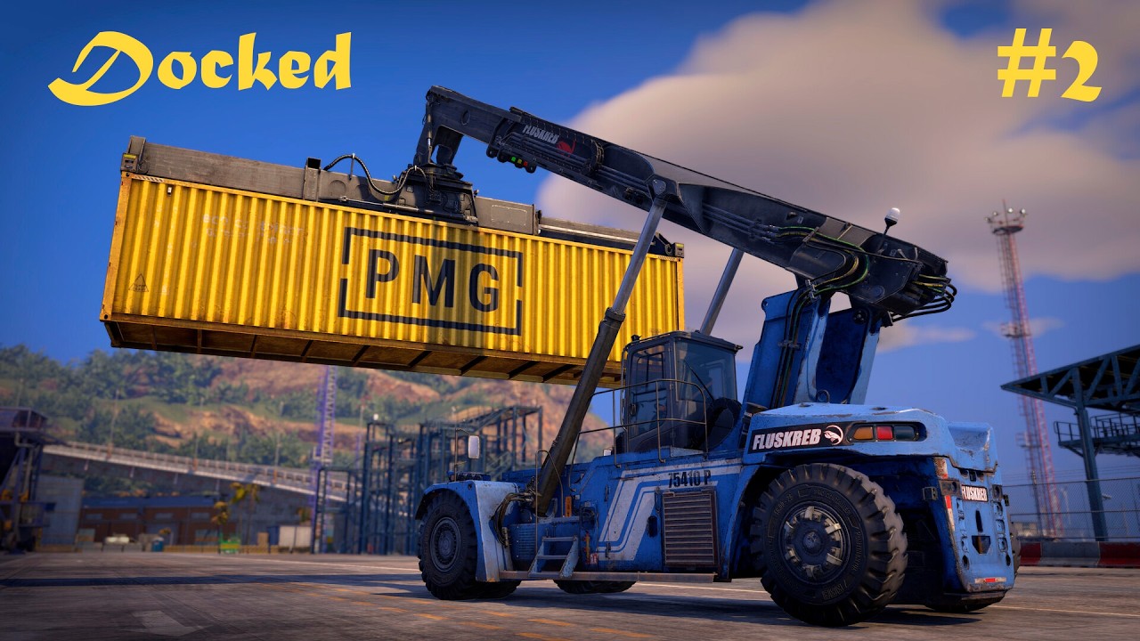 Docked - прохождение #2 - Straddle Carrier / Test Drive