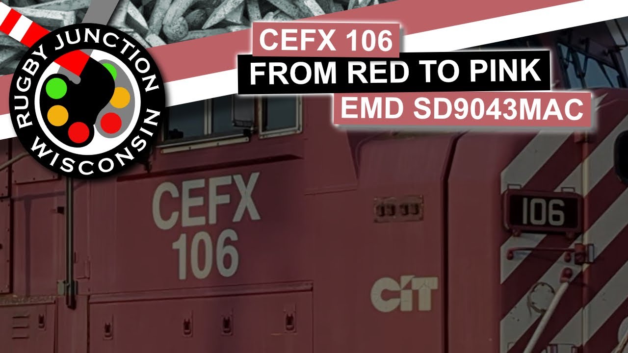 CEFX 106 at North Rugby Junction WI - YouTube