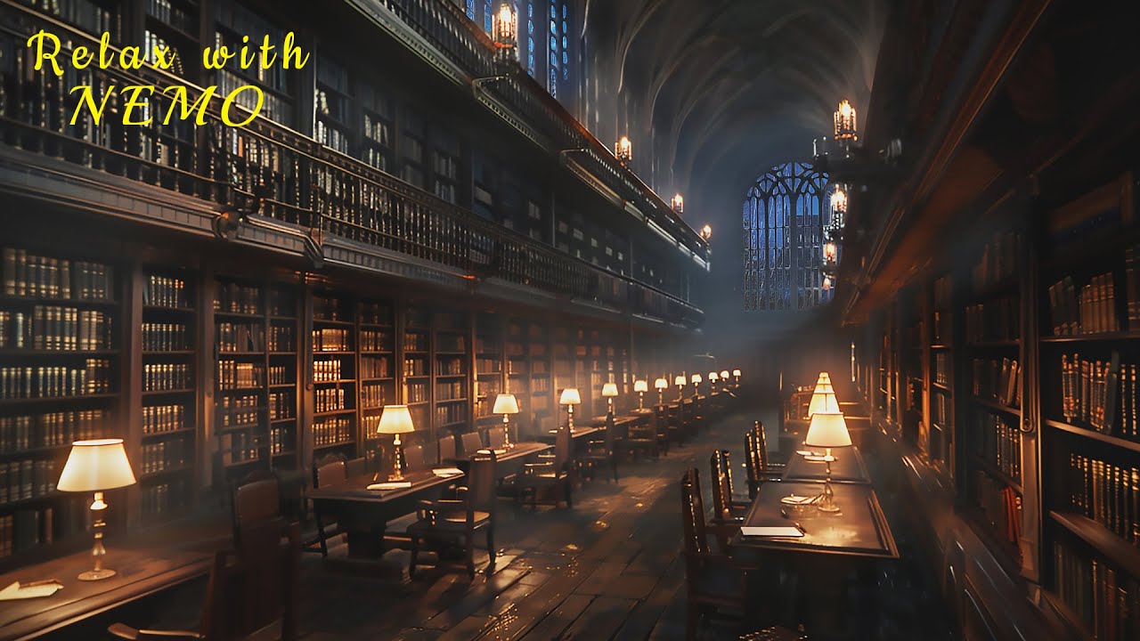 Hogwarts Study Chamber / Harry Potter Library Ambience / Soothing