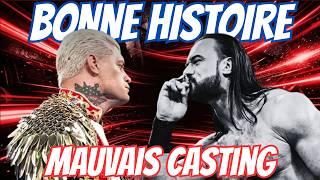 Cody Rhodes vs Drew McIntyre | Une Bonne histoire mais un mauvais casting