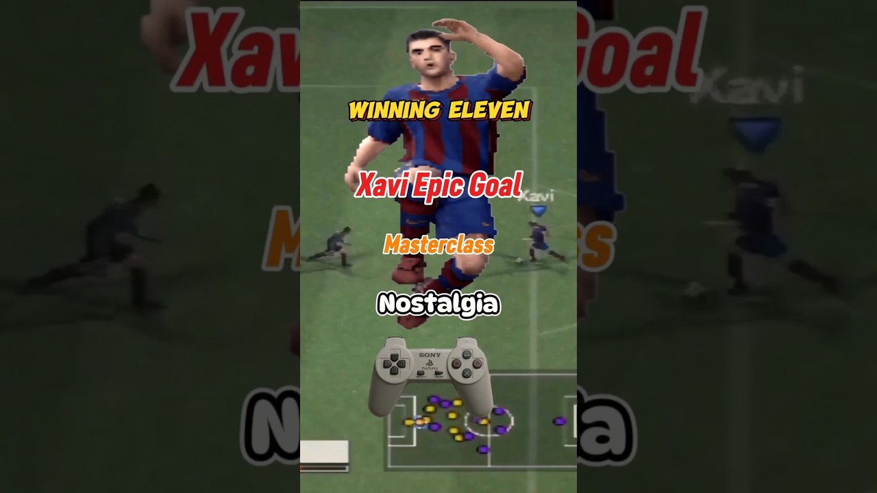 Giuly & Xavi Masterclass! Perfect Assist & Ice-Cold Finish | Winning Eleven Nostalgia