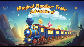 The Magical Number Train Adventure | Fun Counting Song for Kids | Animagic Studio