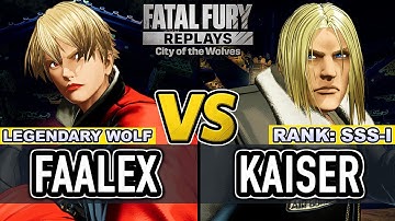 FF COTW ▰ FAALEX (Rock) vs KAISER (Terry) ▰ Fatal Fury CotW High Level Gameplay