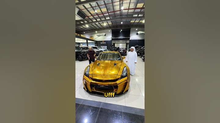 🔥 FULLY CUSTOM GOLD NISSAN GTR #shorts