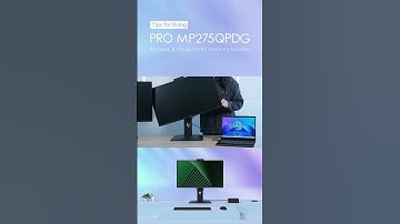 Streamline Your Multi-Monitor Setup with Daisy Chain✨ #PROSeries #Monitor #MSI