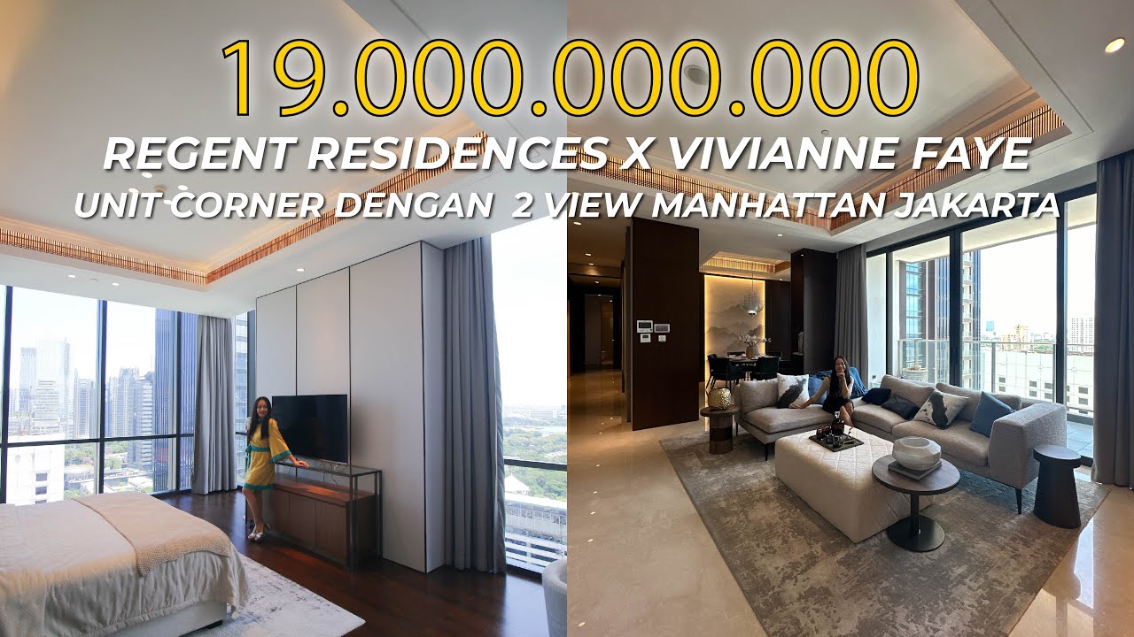 Apartemen Super Mewah Di Lengkapi Dengan Smart Home | Unit Corner dan Dapat 2 View Manhattan Jakarta