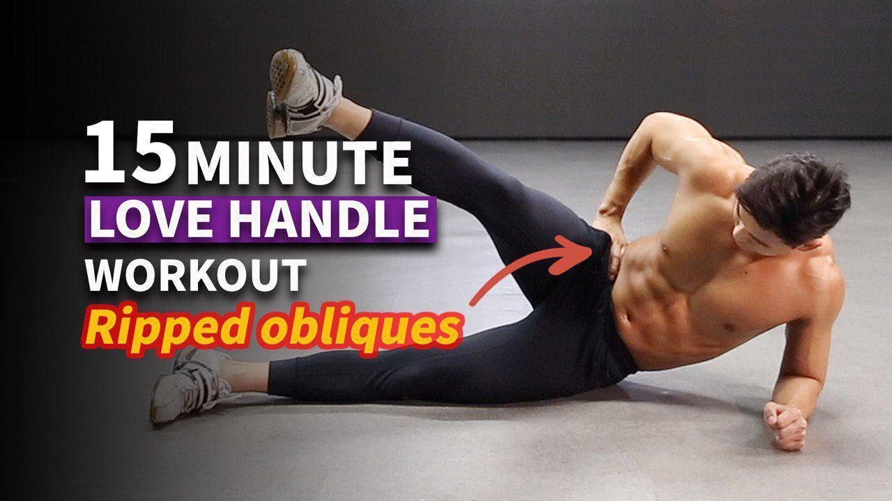 GET RID OF LOVE HANDLE (No Gym Oblique Tabata)ㅣ러브핸들 없애는 15분 타바타 복근 운동