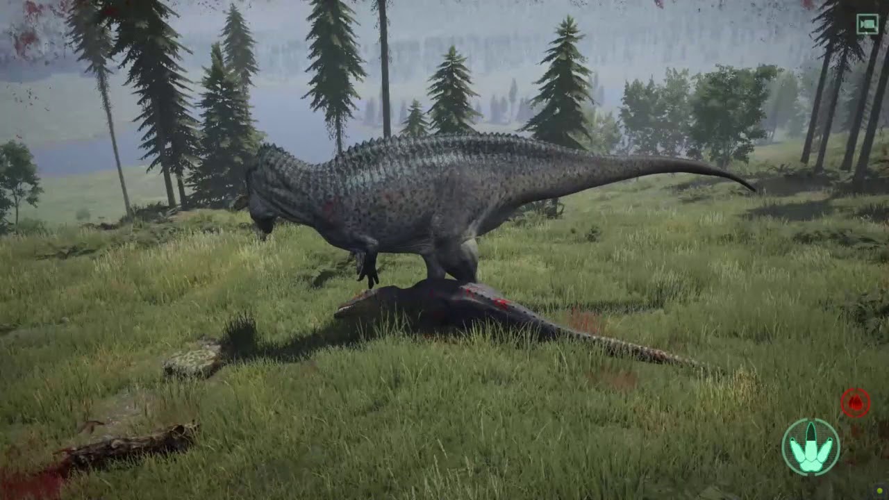 Acro vs Allo(1v2)-The Isle Gameplay