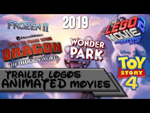 Animated Movie Trailer Logos of 2019