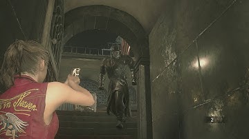 Resident Evil 2 Remake - Mr. X Safe Hiding Place