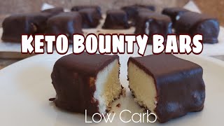 Keto BOUNTY BARS (Low Carb Coconut Chocolate Bars) | Alma's Kitchen Trebbin