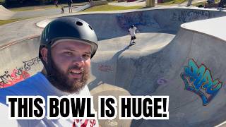 😱 This HUGE Skate Bowl Is INSANE! | Emerald Skatepark Session