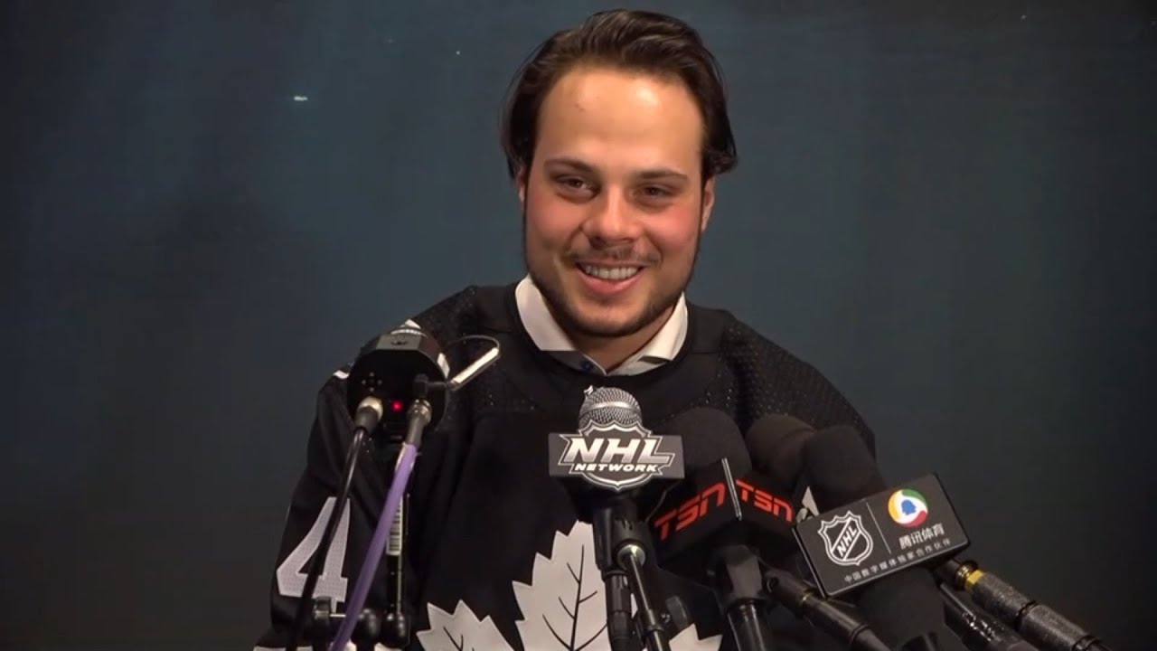 Auston Matthews pays homage to Patrick Marleau at the 2019 NHL All Star  Skills Competition