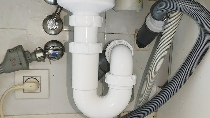 Desagüe doble para la salida horizontal de la lavadora NOYON & THIEBAULT -  Ø 40 mm - 8023IH