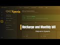 Recharge and Monthly billing tutorial Najoomi Xperia | Automated Call QA Platform