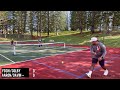 The beginning of many battles 🤣 | Doubles Pickleball, Aaron/Davin vs Yoshi/Colby | O’ahu, Hawai’i