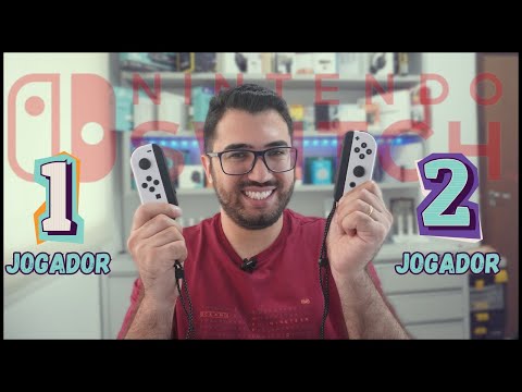 Como Jogar em Duas Pessoas no Nintendo Switch Usando os Joy-Cons Separados