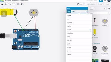 Drive Motors using Arduino on TinkerCAD