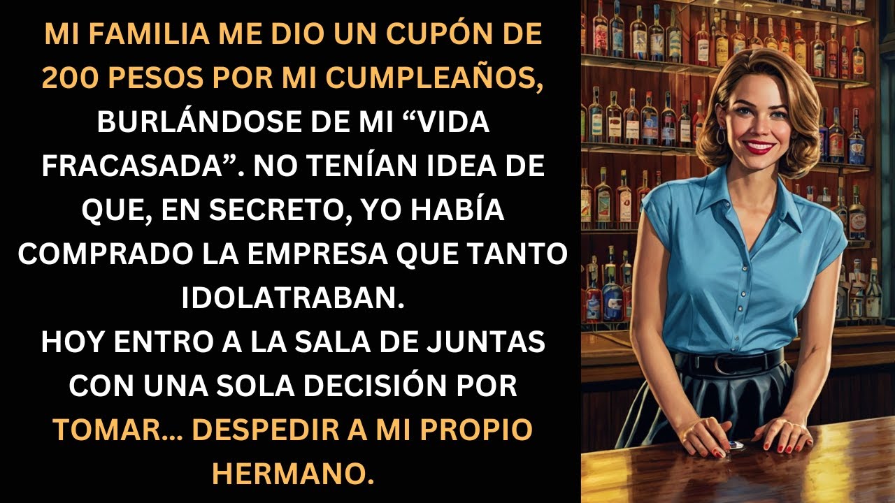 Me dieron un cupón por mi cumple… ahora soy la jefa y voy a correr a mi hermano