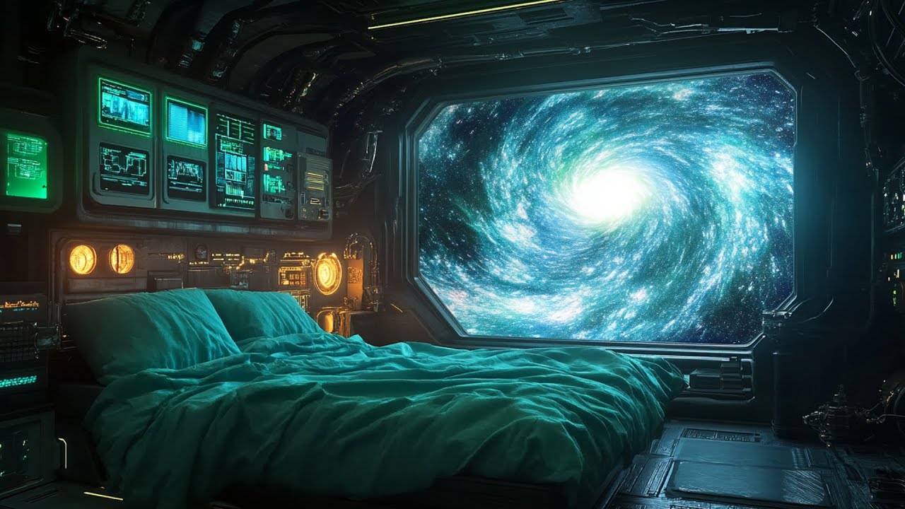 Spacecraft Bedroom Ambience: Soothing Brown Noise from Outer Space ...