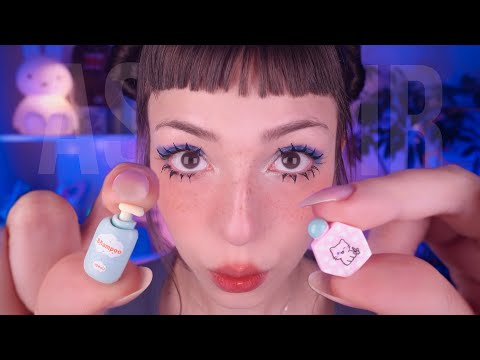 ASMR MINI SPA FAKE | Cuidando de você com mini objetos 🤏😴