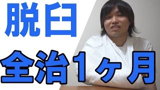 トミーが脱臼してしまいました【全治１ヶ月】
