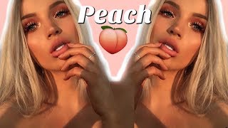 POPPIN PEACH MAKEUP TUTORIAL 🍑  | Natalie Boucher