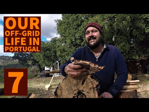 Quartz, Cob oven baking and Cork - Off-grid in Portugal #7