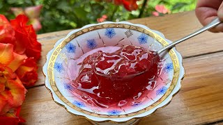 How To Make Unique Rose Jam! So Delicious!