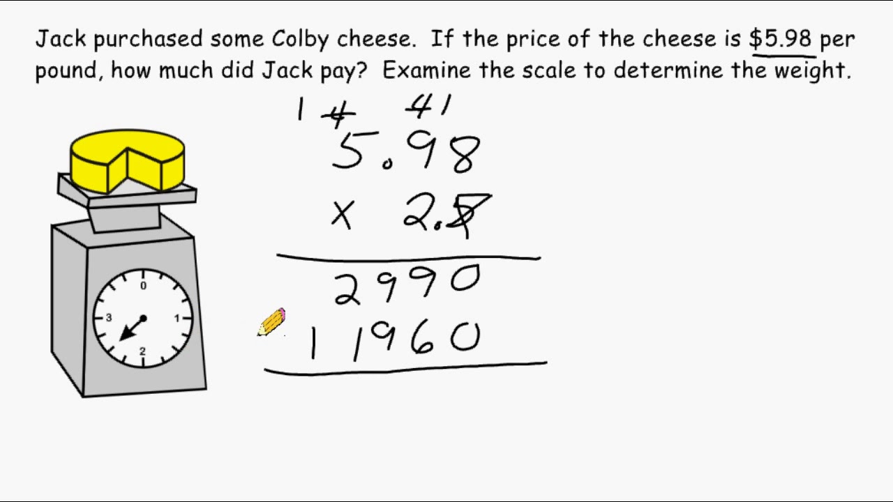 word-problems-unit-rates-multiplying-decimals-youtube