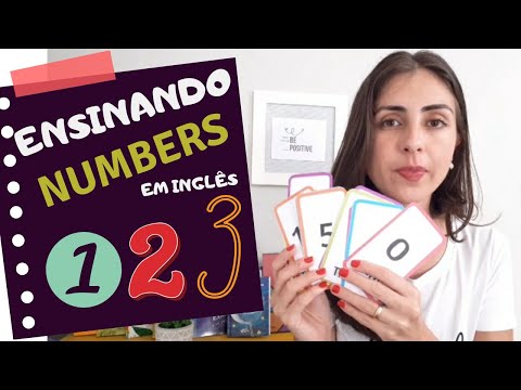 Aprender Números em Inglês Infantil - Números em inglês com Flashcards