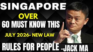 Singapore Just Changed the Rules for People Over 60 | Jack Ma Told Us This Day Was Coming”