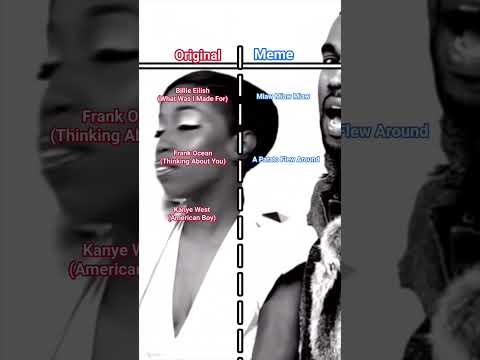 Original songs vs meme version