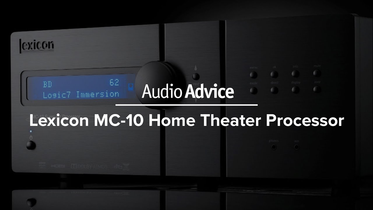 Lexicon MC10 Home Theater Processor YouTube