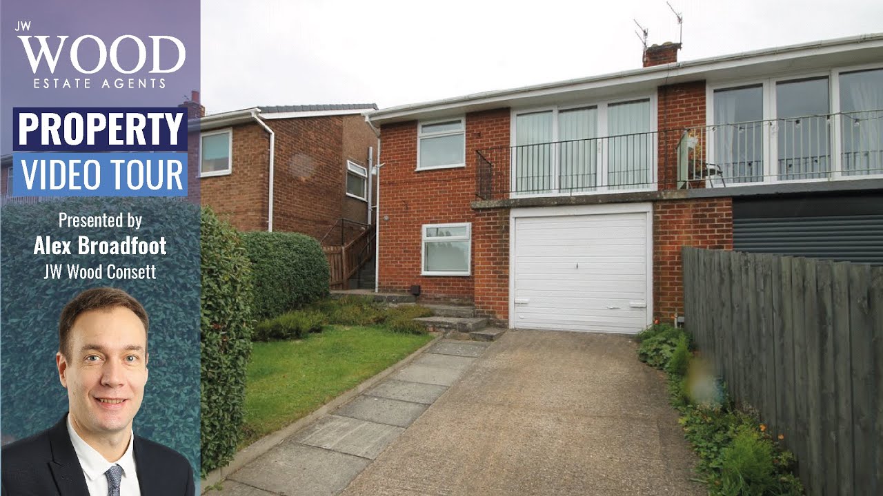 BUNGALOW FOR SALE. 6 Northstead Drive, Shotley Bridge, Consett, DH8 0RX. YouTube