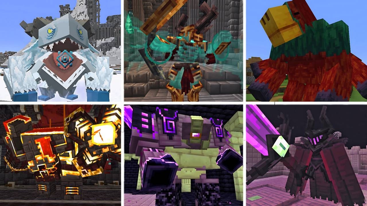 Strongest Boss In Minecraft MINECRAFT 6 STRONGEST BOSSES VS ME #3 - YouTube