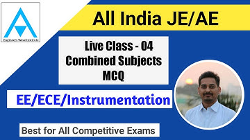 Live Class 04 -  All India JE Paper Solutions RSEB/PSTCL/DFCCIL/UPRVUNL/UPMRCL/GETCO/MAHDISCOM/ |MCQ