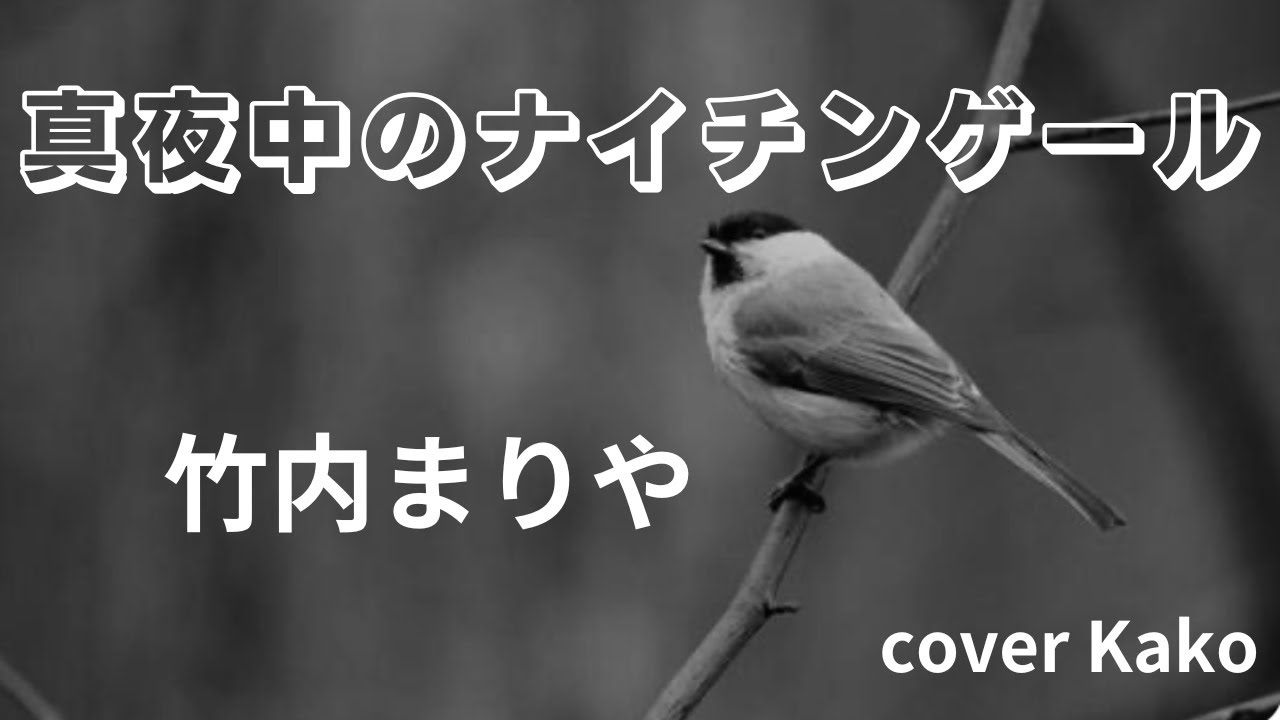 竹内まりや「真夜中のナイチンゲール」Full・歌詞 cover Kako - YouTube