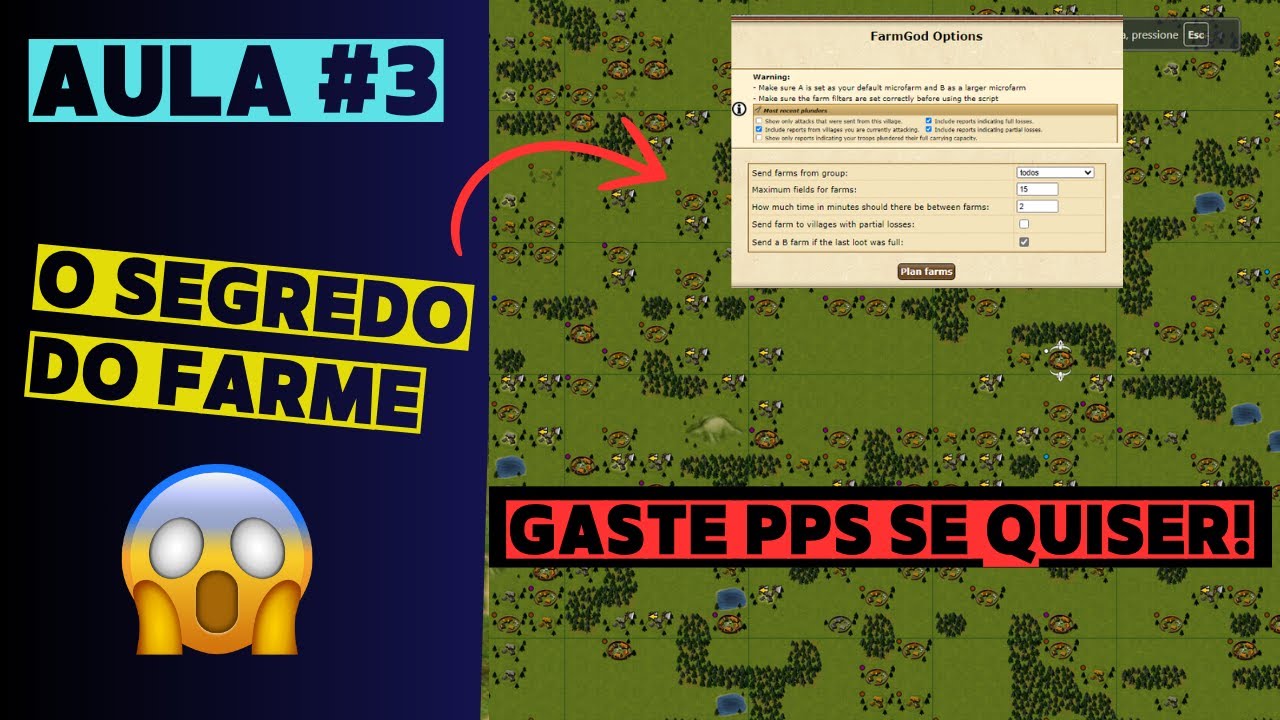 #03 Tribal Wars do ZERO. Farme de maneira INTELIGENTE! Onde investir PPs com SABEDORIA?