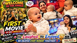 Our 7-Month-Old Baby's FIRST Movie Theater Experience! ❤️🍿