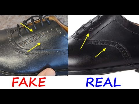 Salvatore Ferragamo shoes real vs fake. How to spot counterfeit Ferragamo  footwear - YouTube