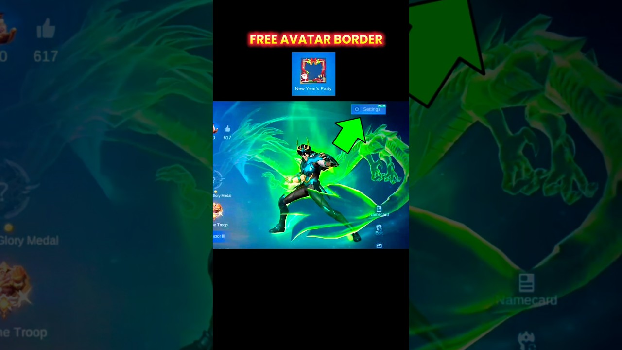 FREE AVATAR BORDER in Mobile Legends 