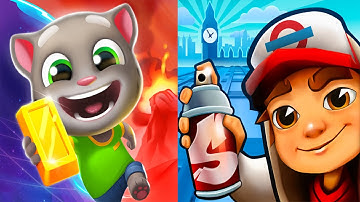Subway Surfers VS Talking Tom Time Rush - Gameplay Walkthrough - All Levels IOS,  (Ep-16)