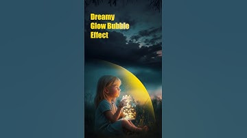 Dreamy Glow Bubble Effect in Photoshop ✨ Easy & Beautiful!