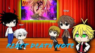 Death Note Reagindo A Vibe Meliodas nanatsu No Taizaimhrap gacha gachalife death gachaclub