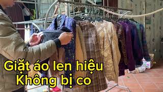 Giặt áo len hiệu cao cấp tại nhà sao cho không bị co. Hướng dẫn, phân loại