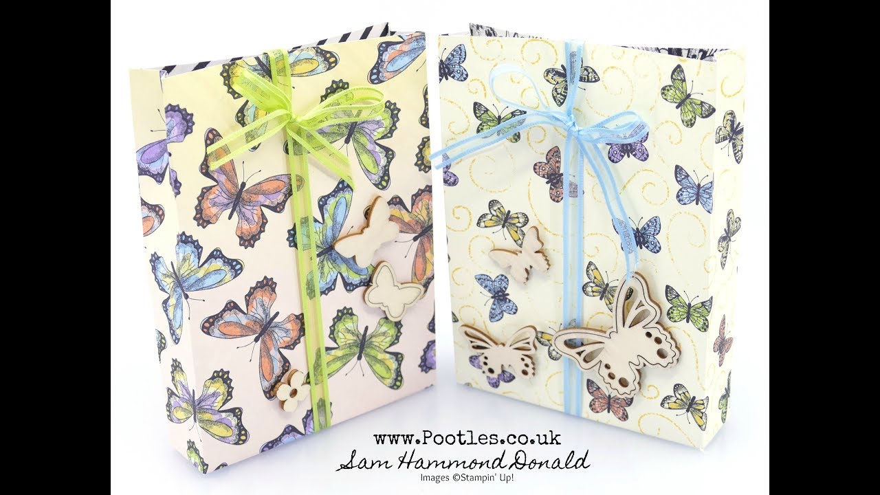 Stampin' Up! Sale a Bration Free Paper, Wood Shapes and Ribbons