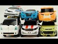 Tobot Robot Car Transformers Police, Rescue, Evolution Adventure vs Athlon Truck mainan Transforming